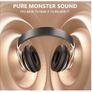 Bluetooth Headphones Over Ear, 6 EQ Modes Wireless Headphones Over Ear,40 Hours Playtime Foldable Lightweight Wireless Headphones, Image 2