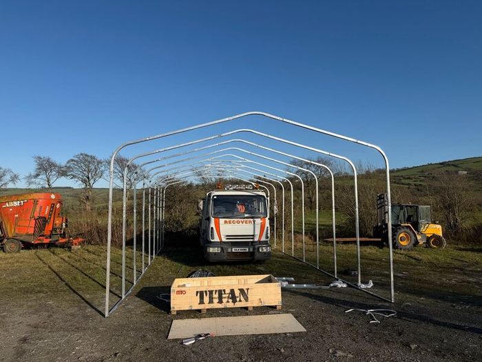 40ft x 20ft Steel Carport Vehicle shelter
