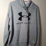 womens UNDER ARMOUR hoody grey size medium Image 4