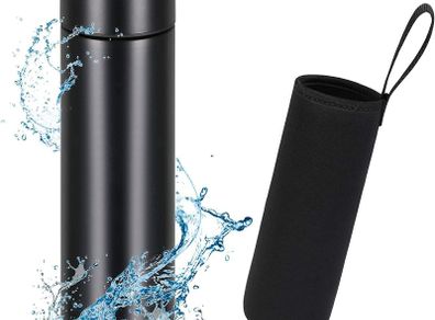 Travel Mugs, Insulated Water Bottle, 500ml LED Temperature Display Smart Water Cup, Stainless Steel Vacuum Drink Flasks, Hot&Cold Sport Drink Bottle for Cycling, Gym, Home, Office