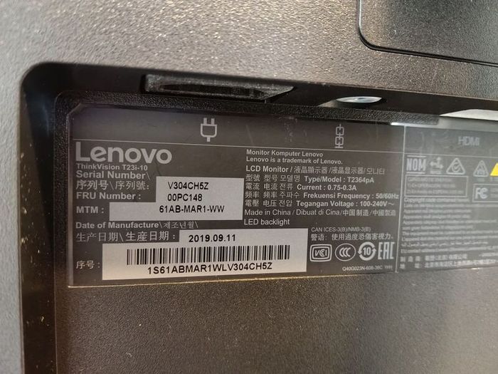 Lenovo Think vision T23i - 10