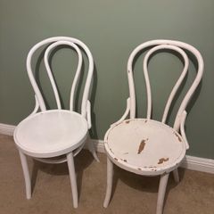 Bentwood style bistro chairs