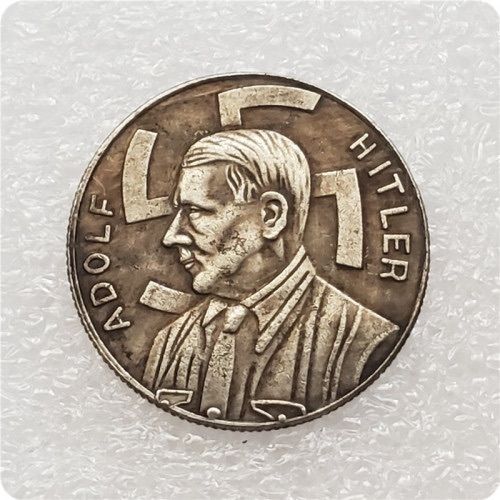 Ww2 Mark German Coin  Hitler Luftwaffe Swastika Nazi Warplane  Reichsmark
