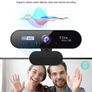 1080P Pro HD Webcam with Stereo Microphone, 110 Degree Wide Angle, Privacy Cover, Tripod, for Conferencing, Live Streaming (FREE SHIPPING) Image 4