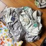 Large Cloth Nappy Bundle - Little Lamb, Bambino Mio, Inserts and Wet Bags - Image 4