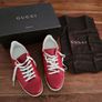 Genuine Gucci Shoes / Sneakers - Size EUR 39.5 G - Vibrant Red Image 7