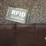 echt leder handmade brown wallet card holder Image 4