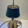Vintage French Bouillotte Table Lamp Brass Image 8