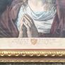 Large Antique 1819 Italian Engraving "Mater Amabilis" Sassoferrato (79x69cm) Image 2
