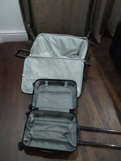 2 suit cases