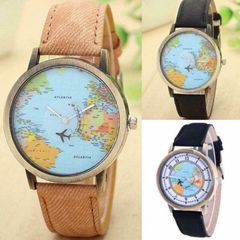Brand new World map watch - Free delivery anywhere in Ireland