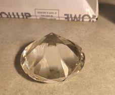 Swarovski Crystal Large the base 3 inches Chaton Animal Figurine Diamond Paperweight