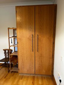 Solid wood wardrobe