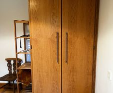 Solid wood wardrobe