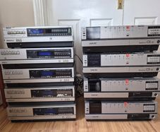 Sony & Sanyo Betamax machines joblot x 9
