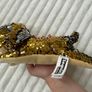 Sequin Collection Dog Plush Gold & Silver Reversible Sparkle Soft lying Used Please look at the pictures Image 5