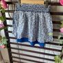 skirt superdry mini skirt medium blue & white floral Image 3