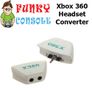 Xbox 360 Wireless Controller Earphone Headphones Headset Mic Convertor Adapter Image 3