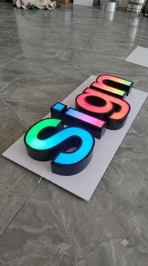 RGB Colour-Changing LED Letters - Custom Front-Lit 3D Signage