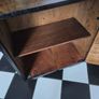 Vintage Art Deco retro MidCentury cupboard/ bookshelf/coffee table on wheels Image 6