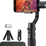 Vlogg Youtube TikTok, Hohem iSteady Mobile+ Plus 3-Axis Handheld Stabilizing Gimbal for Smartphone Image 2