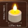 Rechargeable Candles with Remote, 6pcs LED Flameless Flickering Tea Lights USB Image 3