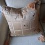 Beautiful Unused Cushion Cover with Gold Tassels Image 7