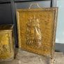 Brass fire screen / turf box Image 4