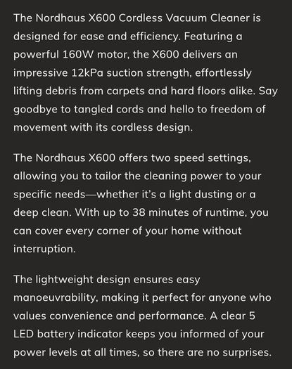 battery hoover