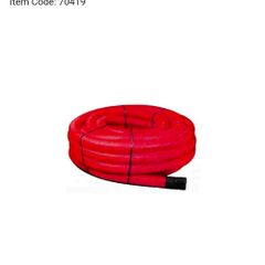 40m red 65mm twin wall ducting