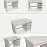 QUICK SALE: White Office Desk with Storage - Good Condition (Collection Dublin 13) Image 2