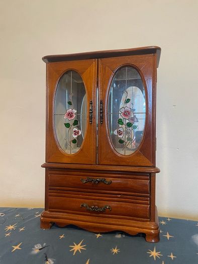 Vintage tabletop jewellery armoire dat s 70s-90s
