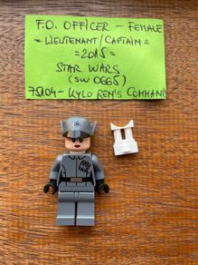 Lego minifigure First Order Officer Female sw0665 - 2017