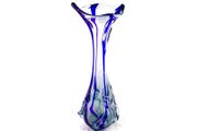 Large Art glass vase by Zabkowice Glassworks, Poland