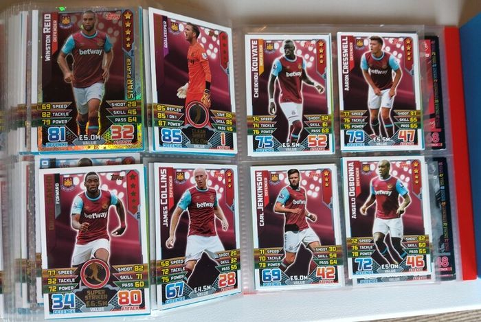 Match Attax 15/16 in Binder.  (Other seasons also)