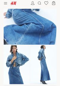 denim maxi skirt