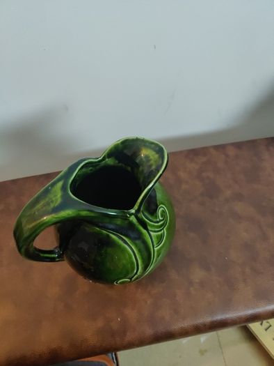 Vintage Green Pitcher Jug