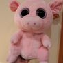 Extra Large Ty Beanie Boo Plush Soft Toy 17" Posey the Pig Image 2