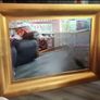 Large gold framed mirror Image 3