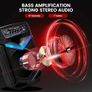 Portable PA Speaker, Bluetooth- Loudspeakers, 600W Rechargeable w/ 10 Subwoofer 1 Tweeter, Pa System w/Wireless Microphone, Dj Speakers, w/Recording Function/Mic Input/Lights/USB/SD/Radio Image 5