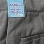 Boys grey Skinny leg trousers 12-13 M&S Image 3