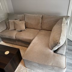 Modern Corner Sofa & Matching Armchair