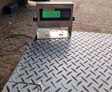 Platform weighing scales