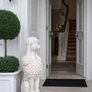 Large White Poodle Garden Statue  Elegant Country House Dog Sculpture for Garden, Patio & Entrance Image 6