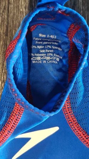 Speedo pool socks. New. Size 1-4 (L)