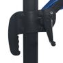 Cantilever Umbrella with LED Lights and Aluminium Pole 400x300 cm Azure blue Image 7