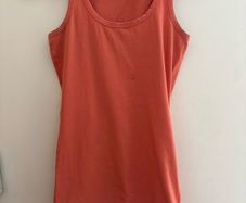 Long orange top