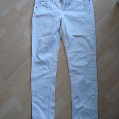 m&s white jeans