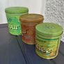 Tree vintage cans + vintage strawberry tin Potpourri Press USA Image 2