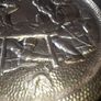 Beautiful Large Old Hanging Hammered Brass Wall Charger Embossed with a 17th Century Tavern Scene, Image 3